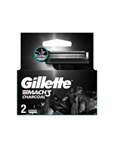 Gillette Mach3 Charcoal Yedek Bıçak 2'li