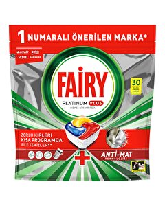 Fairy Bulaşık Makinesi Deterjanı Kapsülü Platinum Plus 30 Yıkama