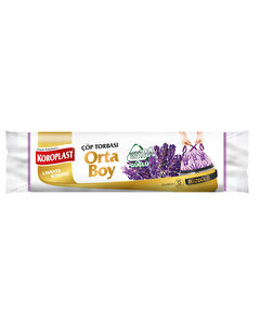 Koroplast Çöp Torbası Ekstra Güçlü Orta Boy 15'li