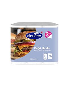 Alouette Kağıt Havlu 6'lı 3 Katlı