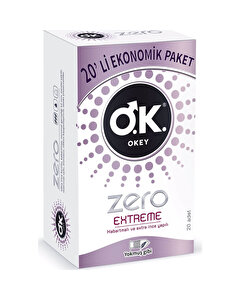 Okey Prezervatif Zero Extreme Ekonomik 20'li