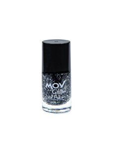 Mov Glitter Oje No.04 Siyah Beyaz 1 adet