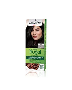 Palette Saç Boyası Natural Colors 1-0 Siyah 30 ml