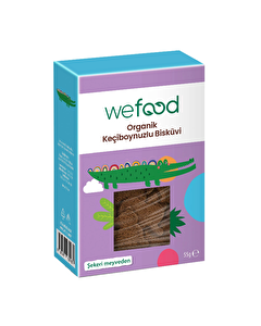Wefood Organik Keçiboynuzlu Bisküvi 55gr