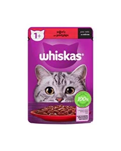 Whiskas Yaş Kedi Maması Poşet Sığırlı 85 gr