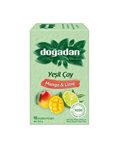Doğadan Yeşil Çay Mango & Lime 18'li