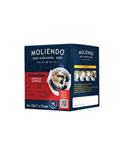 Moliendo Colombia Medellin Supremo  Pratik Filtre Kahve 10X10