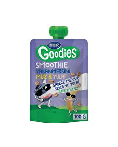Hero Baby Goodies Meyve Püresi Yabanmersini Muz Yulaf Havuç 100 gr