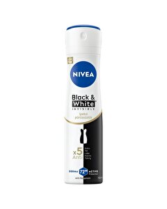 Nivea Kadın Sprey Deodorant 72h Anti-perspirant Black&White Invisible İpeksi Pürüzsüzlük 150 ml