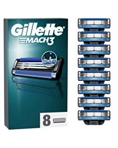 Gillette Mach3 Yedek Bıçak 8'li