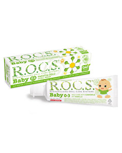 Rocs Diş Macunu Papatya Özlü 0 - 3 Yaş 35 ml