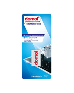 Domol Cam, Seramik ve Fayans Temizleme Malası Bıçağı Yedek Başlık 5 adet
