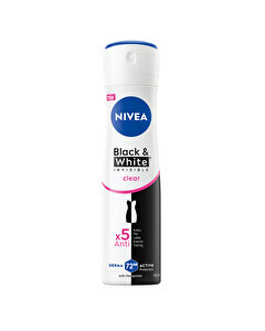 Nivea Kadın Sprey Deodorant Black&White Clear 150ml