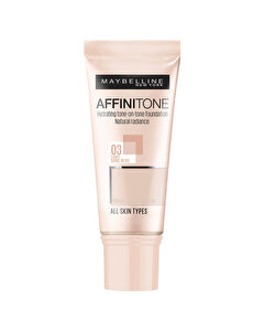 Maybelline Affinitone Fondöten 03 Light Sandbeige 1 Adet