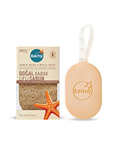 Balmy Doğal Kabak Lifli Sabun Amber Wood & White Musk 1 adet