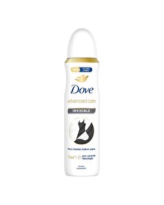 Dove Kadın Sprey Deodorant Advanced Care Invisible 72 Saat Koruma 150 ml