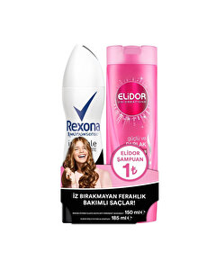 Rexona Invisible Black & White Deodorant 150 ml Elidor Şampuan Güçlü & Parlak 185 ml 335 ml