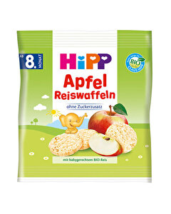 Hipp Organik Bebek Gofreti Pirinçli Elmalı 35 gr