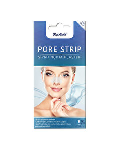 StopEver Pore Strip Siyah Nokta Plasteri 6'lı 6 Adet