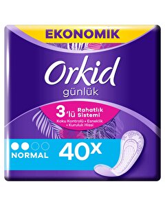 Orkid Günlük Ped Normal 40'lı