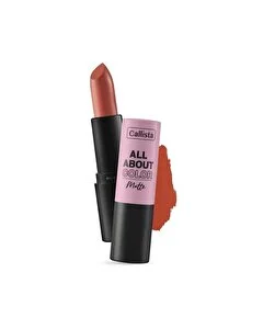 Callista All About Color Lipstick Mat Görünümlü Ruj No:502 My Empire Turuncu 1 adet