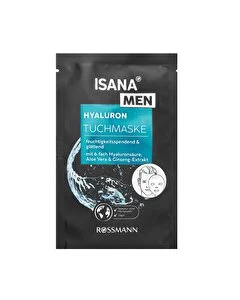 Isana Men Hydro Power Nemlendirici Kağıt Maske Tüm Ciltler İçin 1 adet