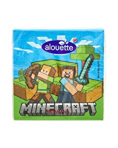Alouette Servis Peçetesi Minecraft & Hello Kitty 20'li