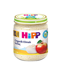 Hipp Organik Kavanoz Maması Elmalı Sütlaç 200 gr