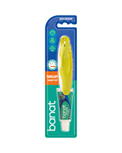 Banat Seyahat Seti Pocket Diş Fırçası Orta + Diş Macunu 15 ml