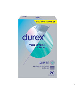 Durex Kondom Yok Ötesi Slim Fit 20'li