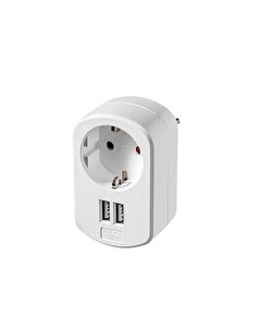 Ideenwelt Usb Girişli Soket 3in1 1 Adet