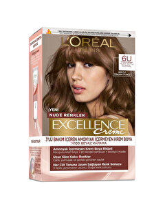 L’Oréal Paris Excellence Nude Saç Boyası Koyu Kumral 6U 1 adet