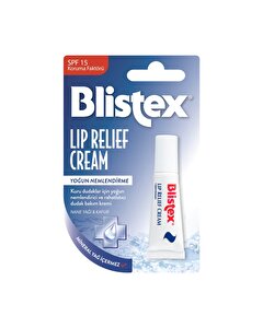 Blistex Lip Relief Cream Dudak Bakım Kremi & Ruj Öncesi Balsam SPF15