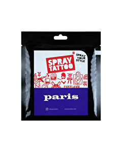 One Spray Tattoo City Pack Dövme Şablon Seti Paris