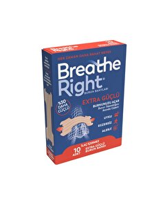 Breathe Right Burun Bandı Extra Güçlü 10'lu