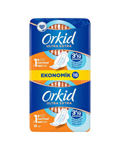 Orkid Hijyenik Ped Eko Ultra Extra Normal 18'li