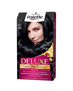 Palette Deluxe Saç Boyası Gece Mavisi No: 1-1 50 ml