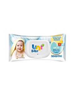 Uni Baby Aktif Sensitive Islak Mendil 24+ Ay 90'lı