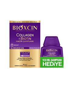 Bioxcin Hacimlendirici Şampuan Collagen & Biotin 300 ml + 100 ml