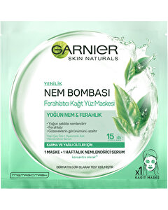 Garnier Kağıt Maske Nem Bombası Ferahlatıcı 1 Adet