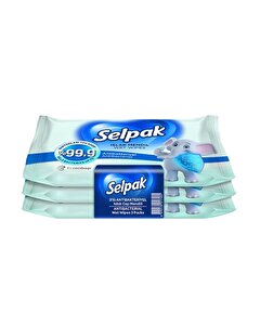 Selpak Islak Cep Mendili Antibakteriyel 3'lü