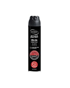 Hobby Style & Protect Carbon Force Ultra Güçlü Tutuş Saç Spreyi 250ml
