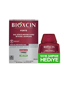 Bioxcin Saç Dökülmesine Karşı Bitkisel Şampuan Forte 300 ml + 100 ml