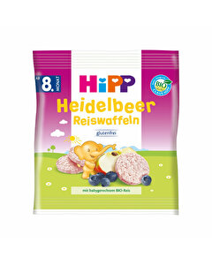 Hipp Organik Bebek Gofreti Yabanmersinli ve Pirinçli 30 gr