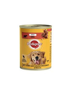 Pedigree Köpek Maması Sığır Etli Konserve 400 gr