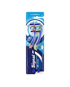 Signal Ultra Clean Expert 4D Clean Diş Fırçası 1+1 Orta