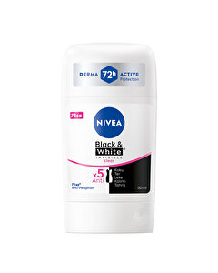 Nivea Stick Deodorant Black&White Invisible Clear Women 50 ml
