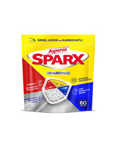 Asperox Sparx Diamond 60'lı  Bulaşık Makinesi Kapsülü