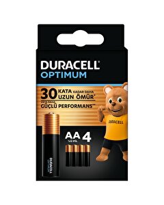 Duracell PIL Optimum AA Alkalin Kalem Pil 1,5V - LR6 MX1500