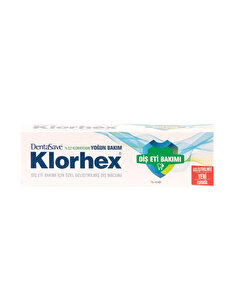Dentasave Diş Macunu Klorhex Yoğun Bakım 75 ml